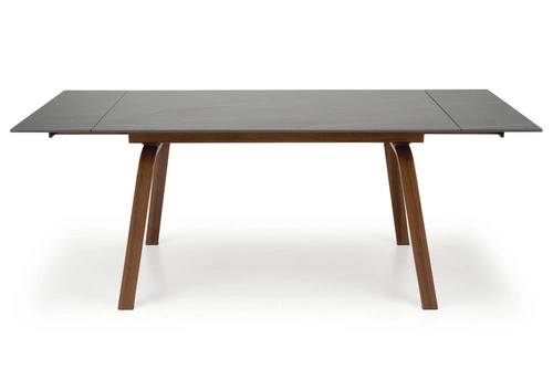 Stół rozkładany Nozel czarny marmur 140-200 cm nowoczesny do jadalni i salonu granitowy