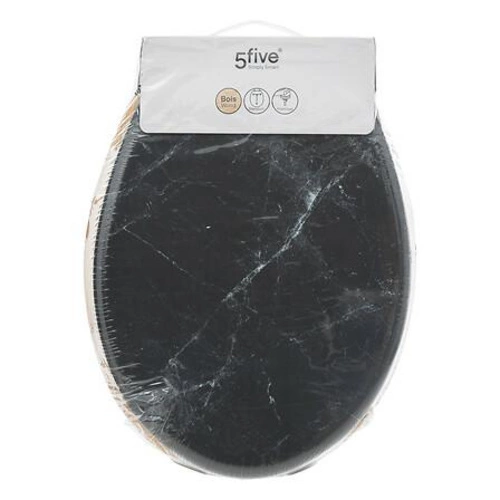 Deska sedesowa Lea czarna z duroplastu do toalety nowoczesna