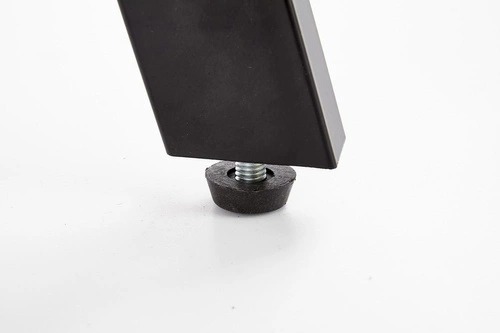 Stolik kawowy Louza okrągły dębowy loftowy 86 cm czarny do salonu Intesi