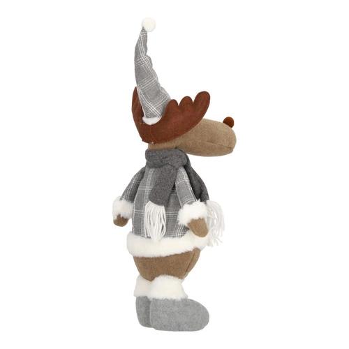 Renifer pluszowy Lucek szary