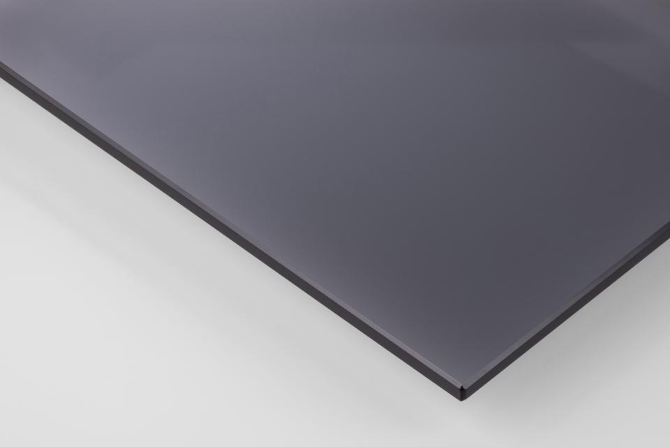 Actona Dice zestaw 2 stolików kawowych szklanych loft czarny 50x50