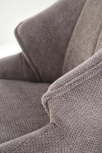 Hoker Fraser loftowy tapicerowany z oparciem obrotowy regulowany do kuchni popielaty Intesi