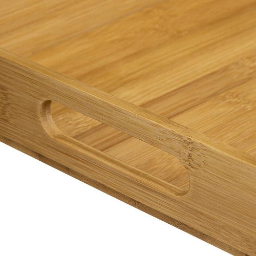 Zestaw 2 prostokątnych tac bambusowych 5five simply smart do serwowania napojów i owoców