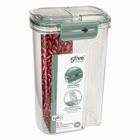 Pudełko hermetyczne Neo zielone wysokie   1,6L