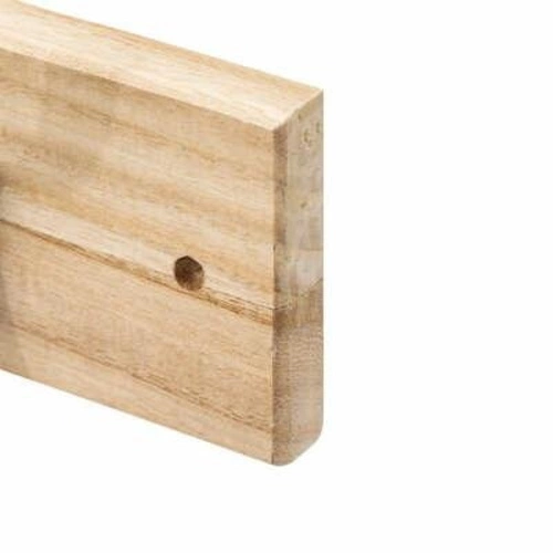 5five simply smart nowoczesny wieszak ścienny do przedpokoju drewno i czarny metal 4 haki