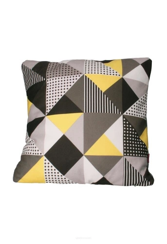 Poduszka dekoracyjna antyalergiczna MELANGE SUN do salonu 40x40 cm Intesi