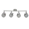 Lampa sufitowa Pent listwa 4x50W GU10   betonowy szary