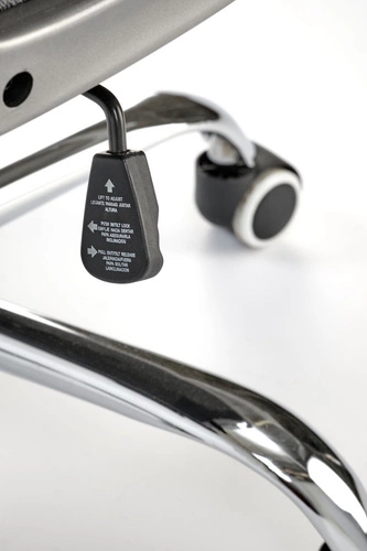 Fotel biurowy ergonomiczny Einar szary obrotowy z zagłówkiem i podłokietnikami do biura