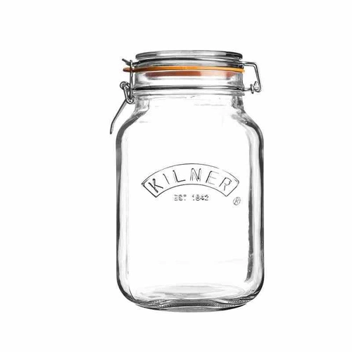 Słoik 1,5 l, Square Clip Top Jar KILNER
