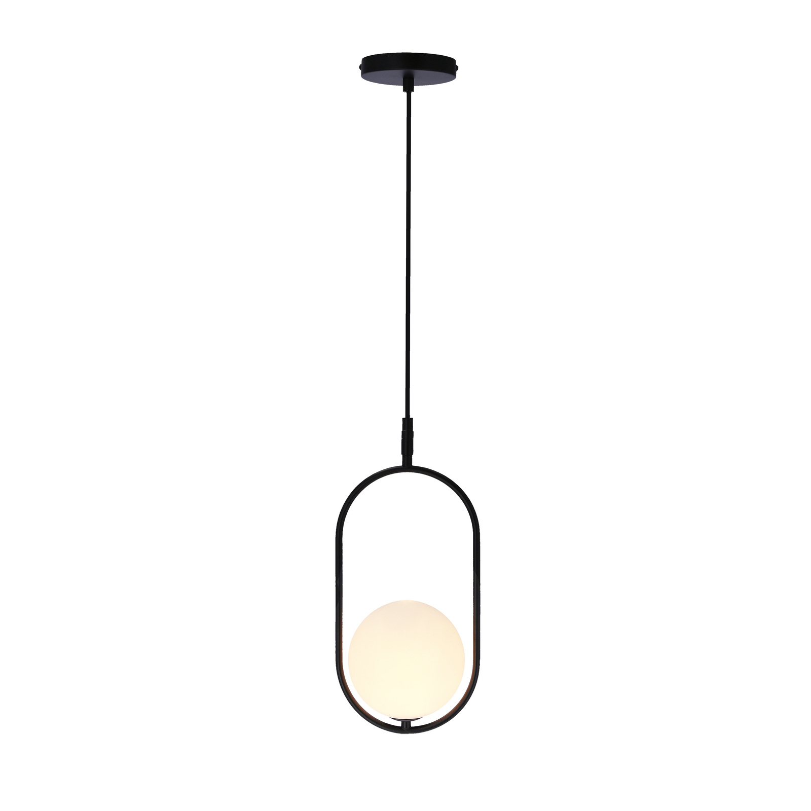 Lampa wisząca Cordel 1x28W G9 czarny