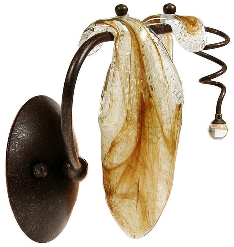 Kinkiet ścienny L&h magma patynowy klasyczny do salonu i sypialni CANDELLUX LIGHTING 24 cm