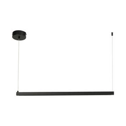 Lampa sufitowa LED BEAM-80 czarna 80 cm nowoczesna regulowana do kuchni i jadalni