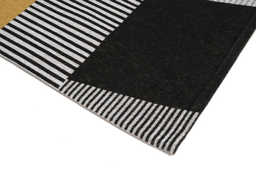 Dywan do salonu nowoczesny Metropolis Yellow 160x230 geometryczny antypoślizgowy pranie Carpet Decor