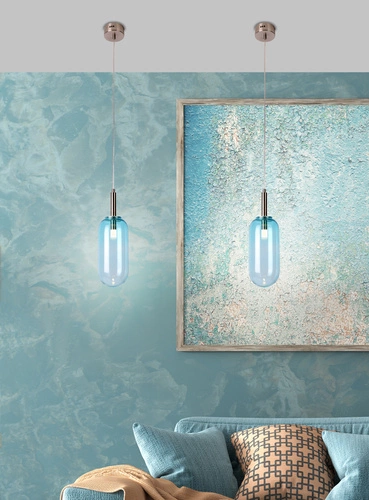 Lampa Wisząca Fiuggi Niebieski