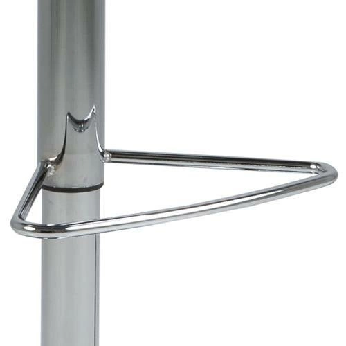 Hoker Sylvia szary tapicerowany z oparciem, regulowany, obrotowy do kuchni i wyspy nowoczesny Actona