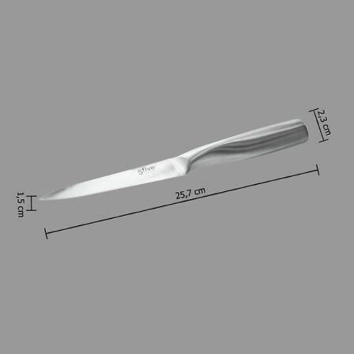 Nóż kuchenny uniwersalny 5five Silver Précision stal nierdzewna do warzyw 9,3 cm