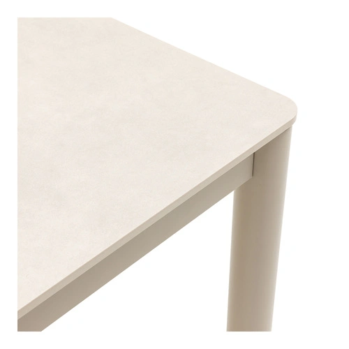 Stół Alcudia nowoczesny do jadalni piaskowy ceramika 160x90 cm