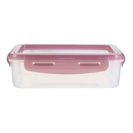 Lunch box śniadaniówka z elastyczną pokrywą czerwony