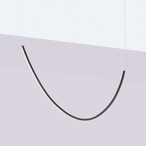 Nowoczesny żyrandol LED ALVAR 1 czarny do salonu i jadalni nad stół Thoro