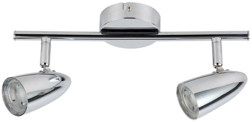 Nowoczesna lampa sufitowa LED Liberty chrom regulowana do salonu i sypialni 30 cm