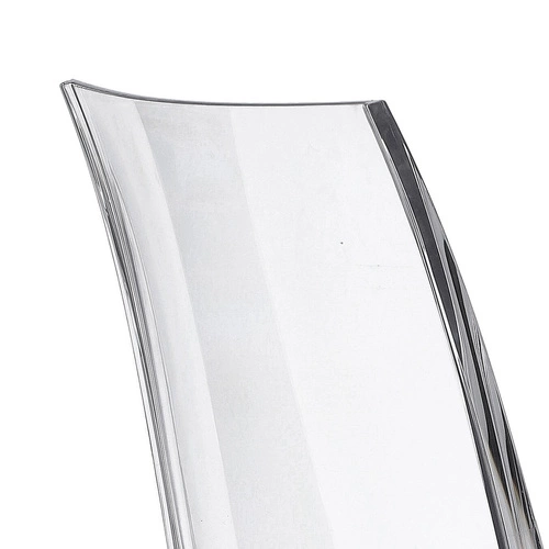 Krzesło Vanity transparentne do jadalni i ogrodu SCAB Design nowoczesne sztaplowane z tworzywa