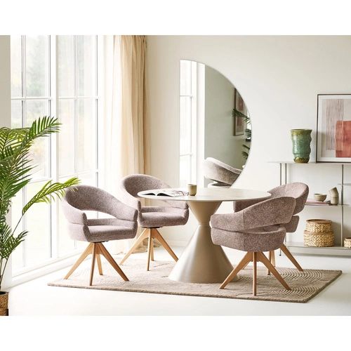 Wazon Toran zielony ceramiczny boho 22 cm wysoki wazon dekoracyjny