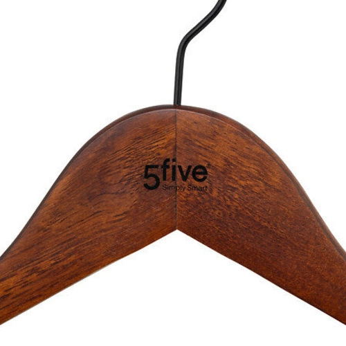 5five simply smart zestaw 2 drewnianych wieszaków na ubrania do szafy obrotowy industrialny
