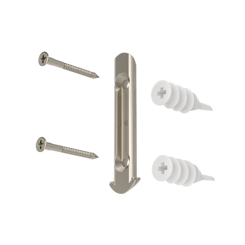 Karnisz pojedynczy regulowany Loop Umbra 107-305 cm nowoczesny nikiel do salonu lub sypialni