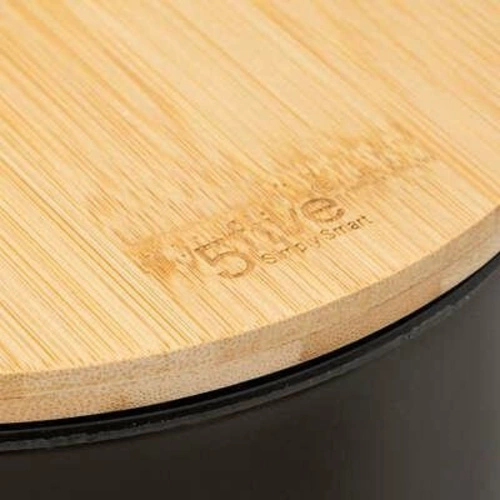 Mydelniczka czarna Modern owalna stojąca do łazienki nowoczesna 5five simply smart