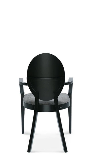 Krzesło tapicerowane z podłokietnikami Fameg Diana do jadalni, salonu lub restauracji personalizowane