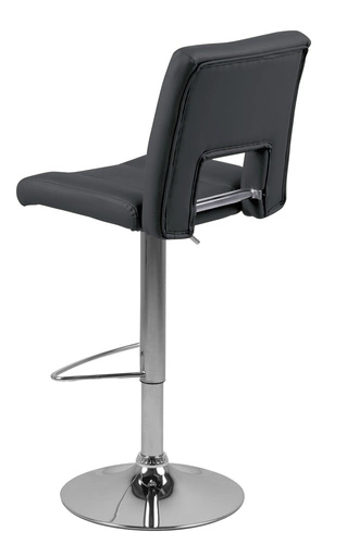 Hoker Sylvia szary tapicerowany z oparciem regulowany nowoczesny do kuchni i wyspy Actona