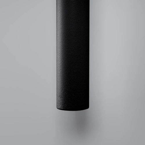 Nowoczesny kinkiet ścienny czarny Pastelo 2 metalowy do salonu i sypialni świeci góra dół