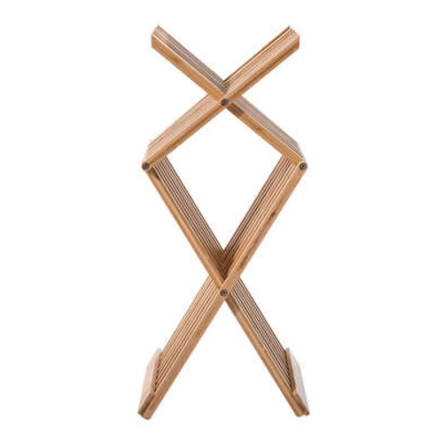 Stołek bambusowy składany 5five simply smart do salonu i przedpokoju, drewniany boho, naturalny