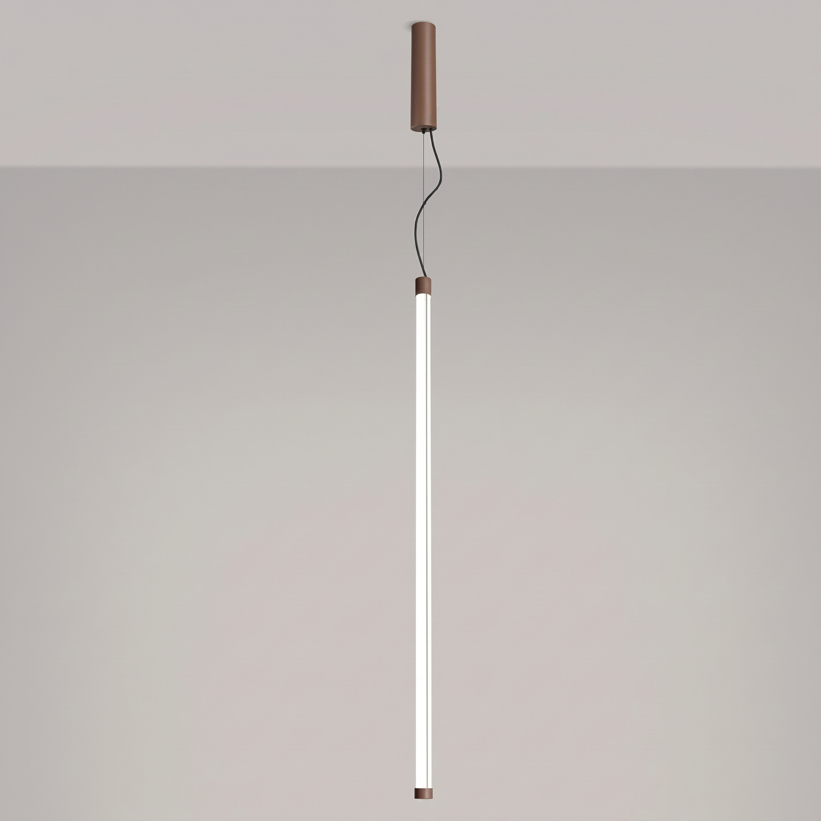 Lampa wisząca TRANG 100 LED mocca regulowana nad wyspę nowoczesna