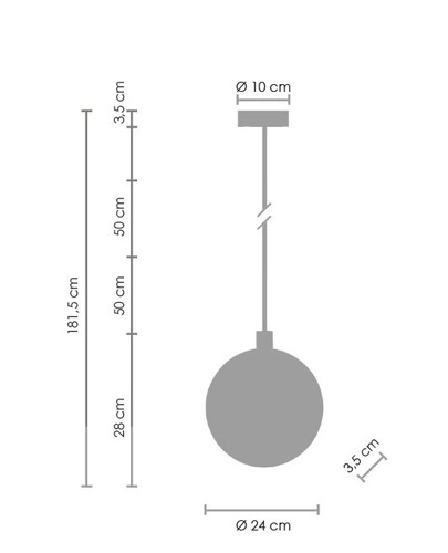 Lampa sufitowa LED MARBLE 24 cm z marmuru i mosiądzu do salonu i jadalni