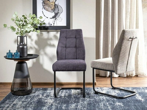 Stolik kawowy Cocco 50 cm okrągły czarny nowoczesny do salonu