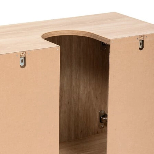 Szafka łazienkowa stojąca pod umywalkę Abana naturalna dąb 60 cm klasyczna skandynawska 5five