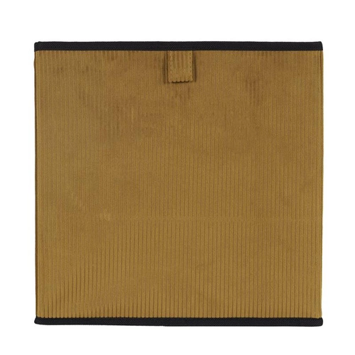 Składane pudełko do regału 30x30 Giulia musztardowe nowoczesne Intesi