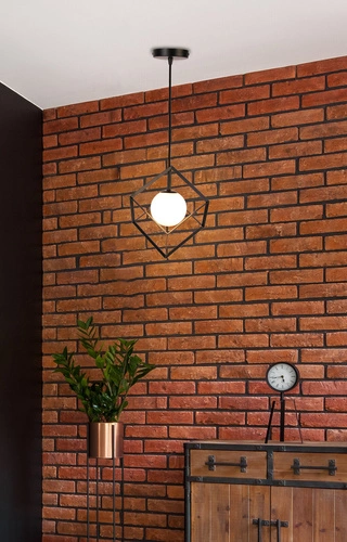 Lampa Wisząca Weert 150 czarny, złoty