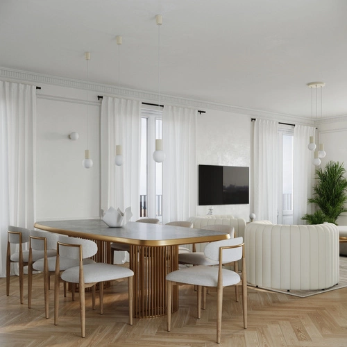 Lampa wisząca HALO 3P beżowa nowoczesna szklana kula do salonu i kuchni SOLLUX