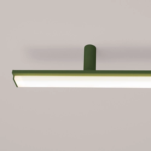 Plafon LED LAGOM zielony oliwkowy nowoczesny do salonu i kuchni 3000K aluminium Thoro