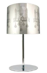 Lampa stołowa Arkas nowoczesna metalowa chrom glamour do salonu i sypialni CANDELLUX