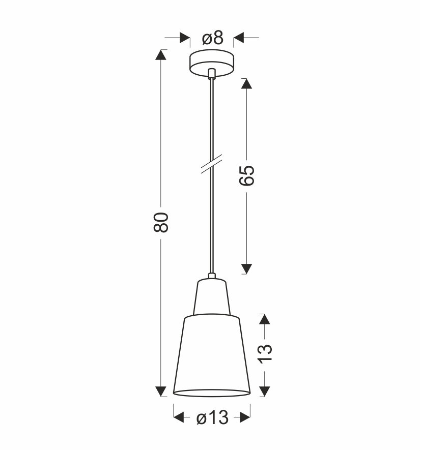 Lampa Wisząca Faro różowy