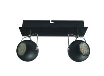 Lampa sufitowa Tony listwa 2x3W LED GU10  czarny matowy