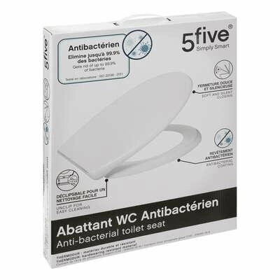 Softclose biała deska sedesowa wolnoopadająca do toalety nowoczesna