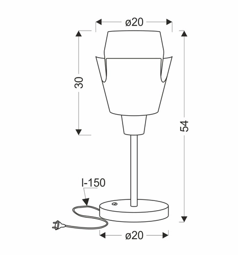 Lampka nocna Falun nowoczesna żółta metalowa z abażurem do sypialni i pokoju dziecka Ledea