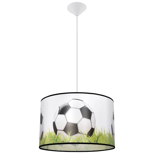 Nowoczesna lampa wisząca FOOTBALL C 40 do pokoju dziecka motyw piłki nożnej 40 cm