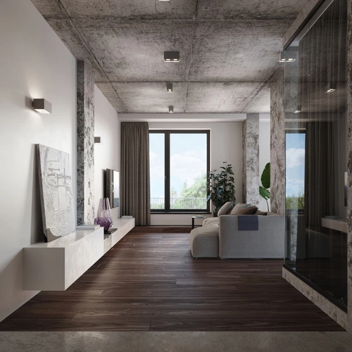 Kinkiet ścienny QUAD MAXI czarny nowoczesny aluminiowy do salonu i sypialni Sollux