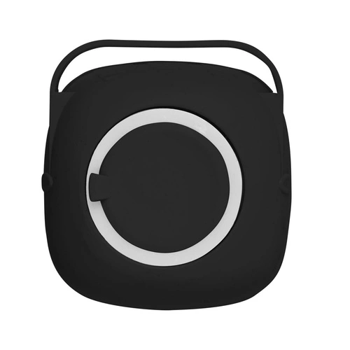 Intesi czarna szczotka do naczyń z pojemnikiem na płyn do naczyń do kuchni