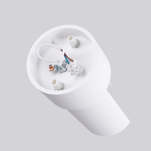 Plafon sufitowy FLASH biały minimalistyczny metalowy do salonu i sypialni regulowany